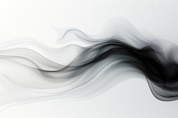 Light black small smoke on a white background. Smoke texture