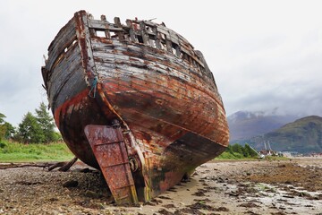 Old Boat of Caol Corpach Shipwreck Scotland NC500 