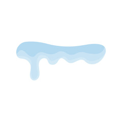 Snowy elements on winter background Vector created cartoon pattern for your design. Snow falls and animated snowflakes. flowing water, flow, liquid