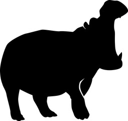 hippo silhouette
