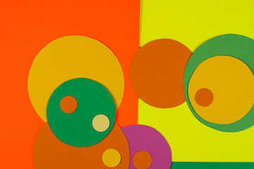 colorful background of geometric shapes, block colors