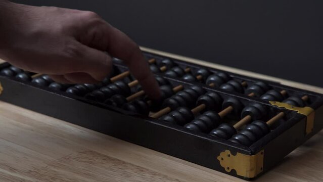 Using An Abacus To Make Calculations