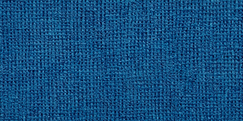 blue knitted fabric - obrazy, fototapety, plakaty
