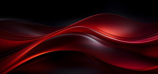 Beautiful red abstract background with waves