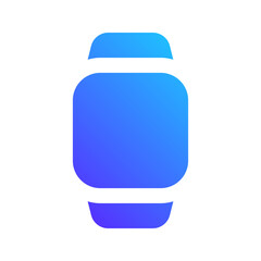 smartwatch gradient fill icon