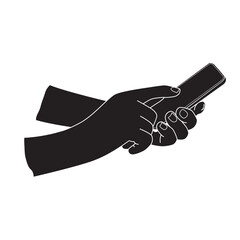 Hands of people using mobile
