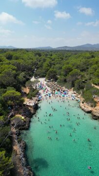 Cala Sa Nau: a paradise beach in Palma de Mallorca, Spain