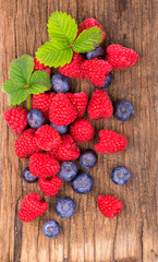 Macaroon on a wooden background