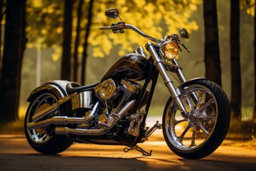 Foto op Aluminium Chopper customized motorcycle © Fabio