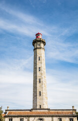 The Whales Lighthouse (el Phare des Baleines), at the western tip of the Île de Ré, France. The views from the lighthouse