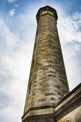 The Whales Lighthouse (el Phare des Baleines), at the western tip of the Île de Ré, France. The...