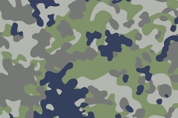 Army seamless camouflage background,  fabric texture, military design.