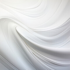A minimalist composition featuring a pristine white canvas with intricate lines. Created with Generative AI