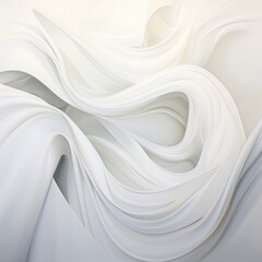 Graceful Chaos of flowing lines. Created with Generative AI