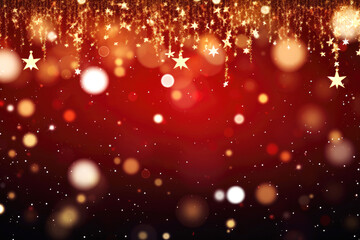 Obraz na płótnie Canvas Christmas garlands with diamonds. Merry Christmas and Happy New Year concept.