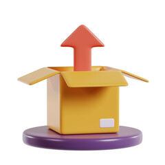 Out for Delivery Symbol 3d icon