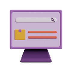 Delivery Progress Interface 3d icon