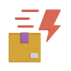 Fast Delivery Concept Illustration 3d icon