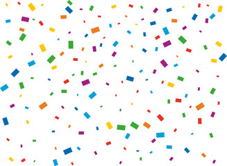 Magic Rectangular Rainbow Confetti