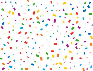 Magic Rectangular Rainbow Confetti