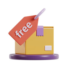 Free Shipping Promotion 3d
