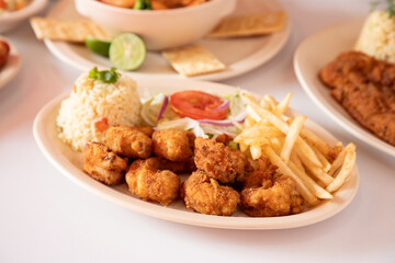 camarones empanizados