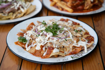 chilaquiles de pollo