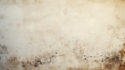 A textured wall with paint splatters in brown and white