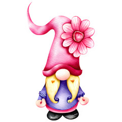 Valentine's Day Gnomies Png Sublimation Design