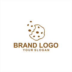 bakery chip brown logo vector