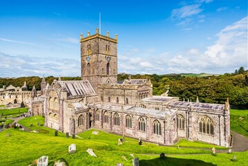 St Davids Cathedral, St Davids, Haverfordwest, Pembrokeshire, Wales, England