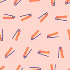Stapler seamless pattern. Suitable for backgrounds, wallpapers, fabrics, textiles, wrapping papers, printed materials, and many more.