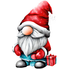 Christmas Gnome Sublimation Design