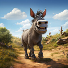 Cute and 3D Movie style animals with character, lovable