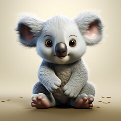 Cute and 3D Movie style animals with character, lovable