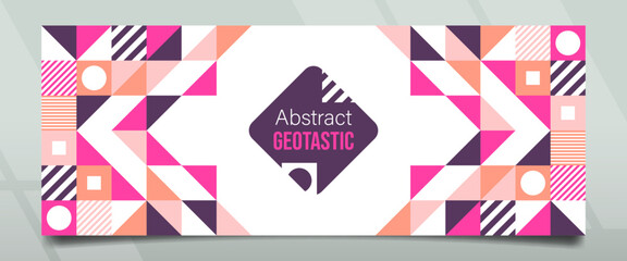 Geotastic Prism Central Space Abstract Banner Design