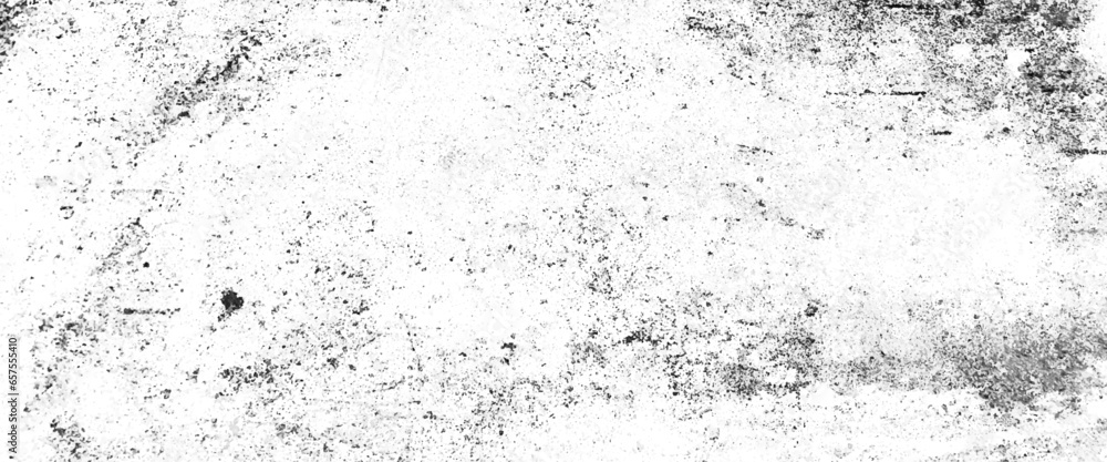 Poster grunge black and white texture. vector abstract monochrome background, white texture with scratches 