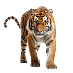 Obraz premium Tiger isolated on transparent backgound