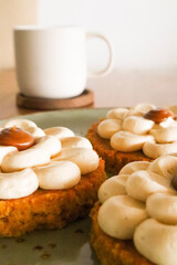 cup of coffee and pastry