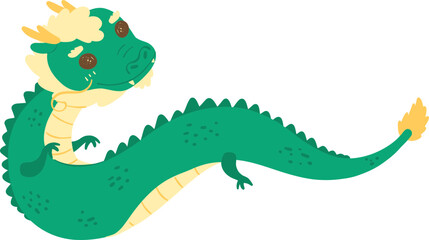 Cute chinese new year dragon 