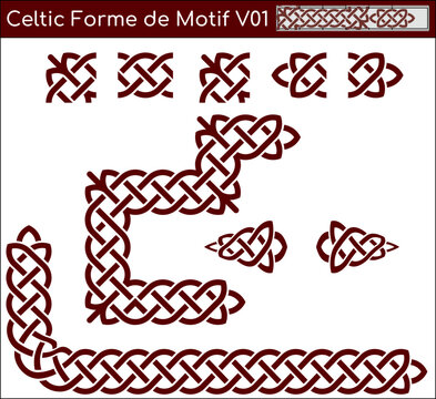 Celtic Forme de motif V01
