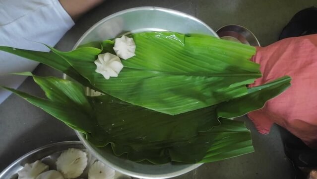 making modak recipe in indian most popular recipe closeup view