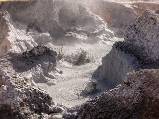 Geyser basin Sol de Manana, Bolivia