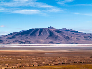 scenic laguna colorada in Bolivia