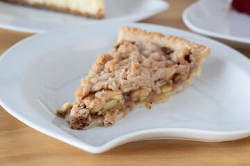 rebanada pay de manzana