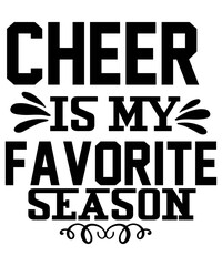 cheer is my favorite season svg