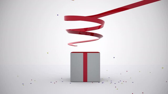 Gift Box Open with transparent (alpha) background