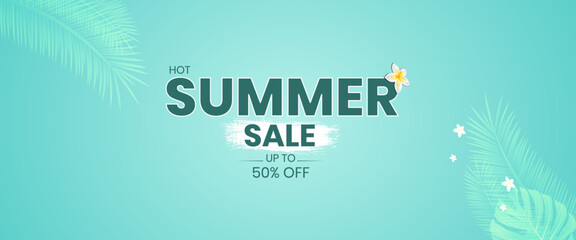 Summer sale Colorful background. Summer sale creative ads. Summer sale design for banner, poster 3D Illustration