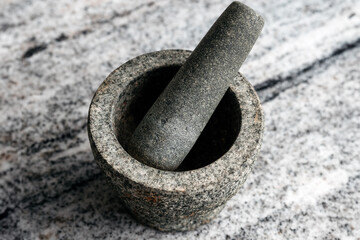 granite mortar for grinding spices