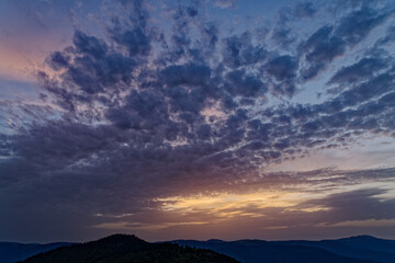 Lever de soleil sur les Vosges